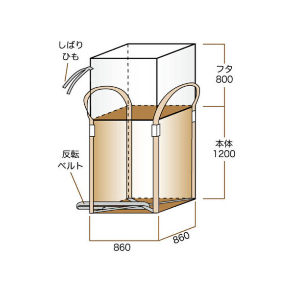 コンテナバック　SC004　角型