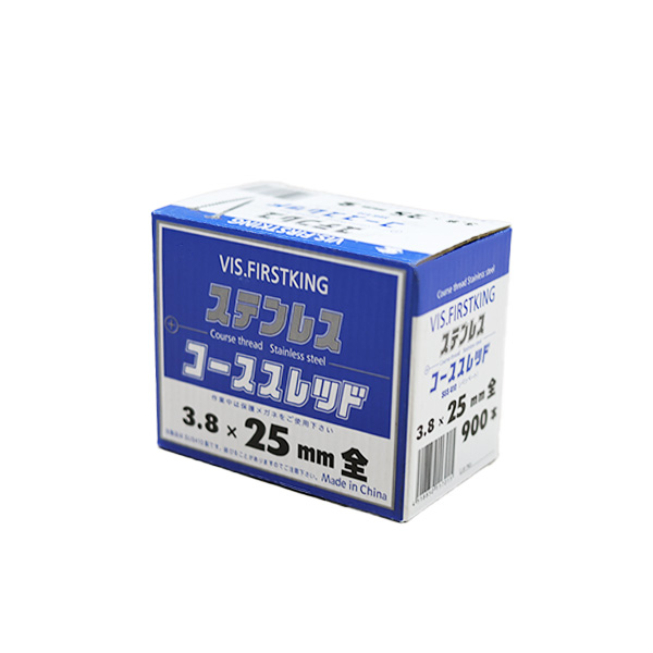 ステンレスコーススレッド（ラッパ）　25（全）　3.8mm×25mm