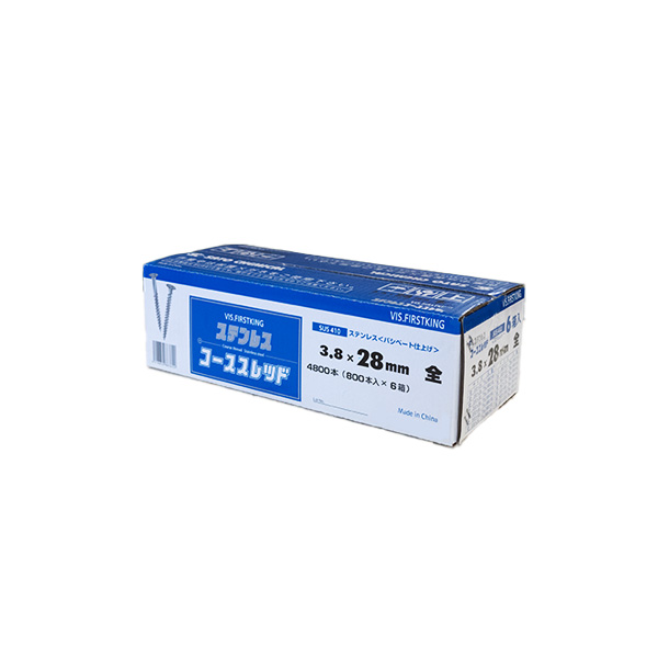 ステンレスコーススレッド（ラッパ）　28（全）　3.8mm×28mm