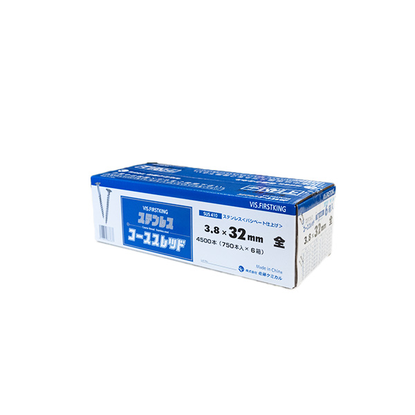 ステンレスコーススレッド（ラッパ）　32（全）　3.8mm×32mm