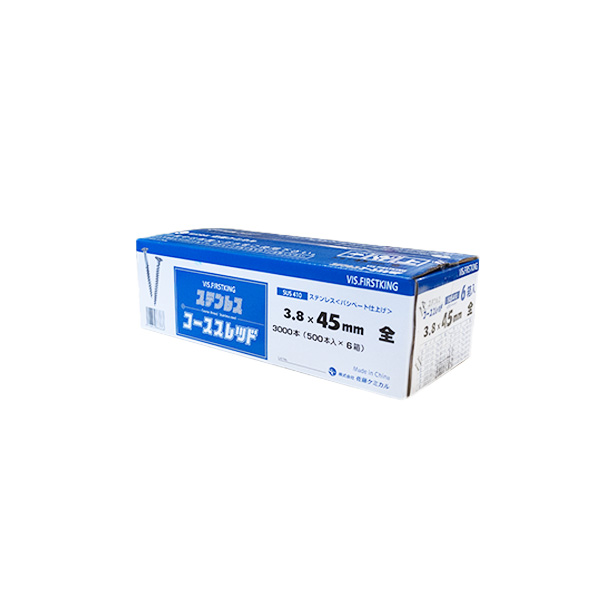 ステンレスコーススレッド（ラッパ）　45（全）　3.8mm×45mm