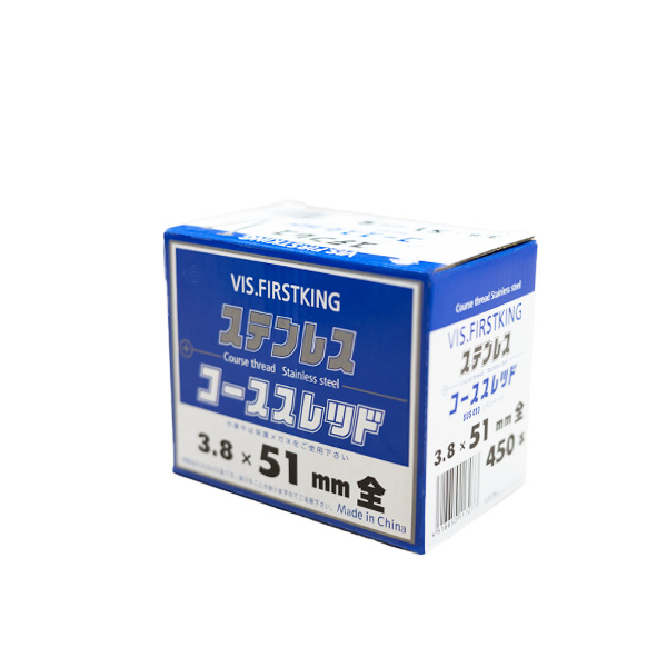 ステンレスコーススレッド（ラッパ）　51（全）　3.8mm×51mm