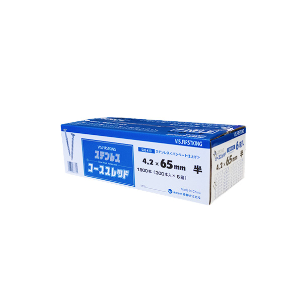 ステンレスコーススレッド（ラッパ）　65（半）　4.2mm×65mm