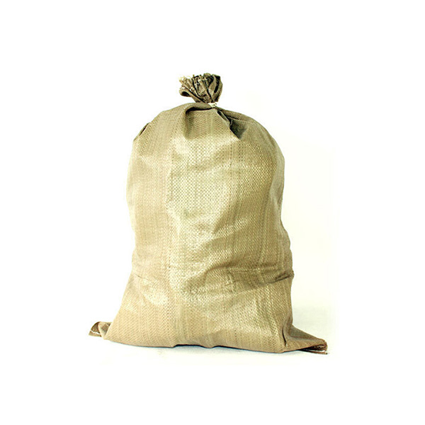PPガラ袋（口紐付）　茶　60cm×90cm