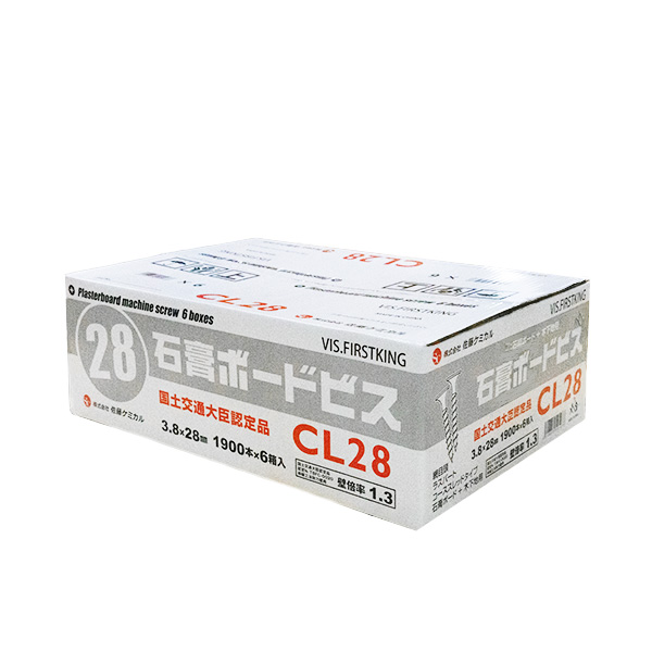 石膏ボードビス徳用箱　CL28　3.8mm×28mm