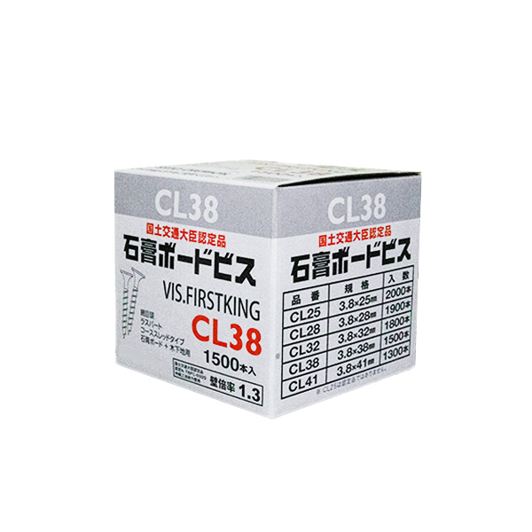 石膏ボードビス徳用箱　CL38　3.8mm×38mm