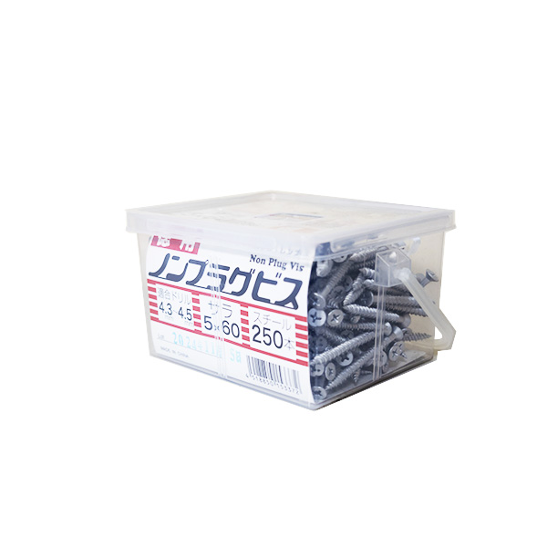 ノンプラグビス徳用　サラ　5mm×60mm