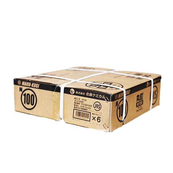 JIS丸釘　N100×24kg(4kg×6入)