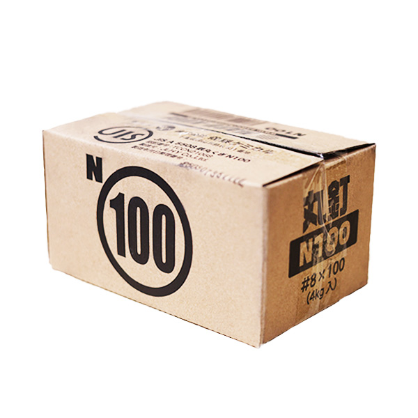 JIS丸釘　N100×24kg(4kg×6入)
