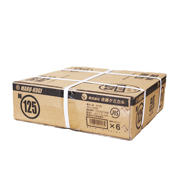 JIS丸釘　N125×24kg(4kg×6入)