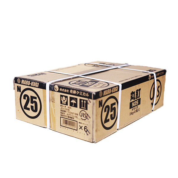 JIS丸釘　N25×24kg(4kg×6入)