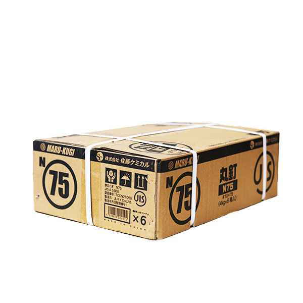 JIS丸釘　N75×24kg(4kg×6入)