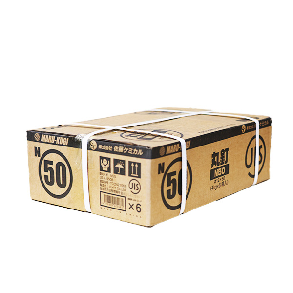 JIS丸釘　N50×24kg(4kg×6入)