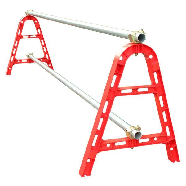プラスチック製単管バリケード（緑）　640mm×800mm