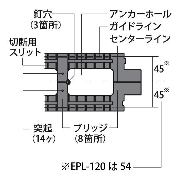 エコパッキン長尺　EPL-102-SP　102mm×910（940）mm×20mm