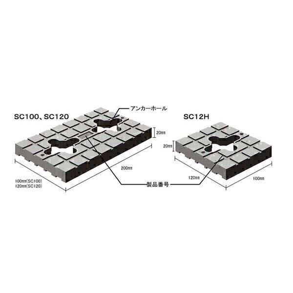 ケミカルパッキン　SC-100　100mm×200mm×20mm