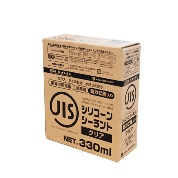 JISシリコーンシーラント　クリア　防カビ剤入